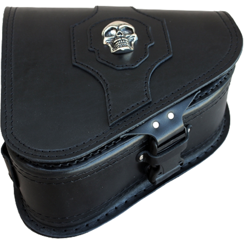 Skórzana torba motocyklowa RSA S637 HD Softail czarna