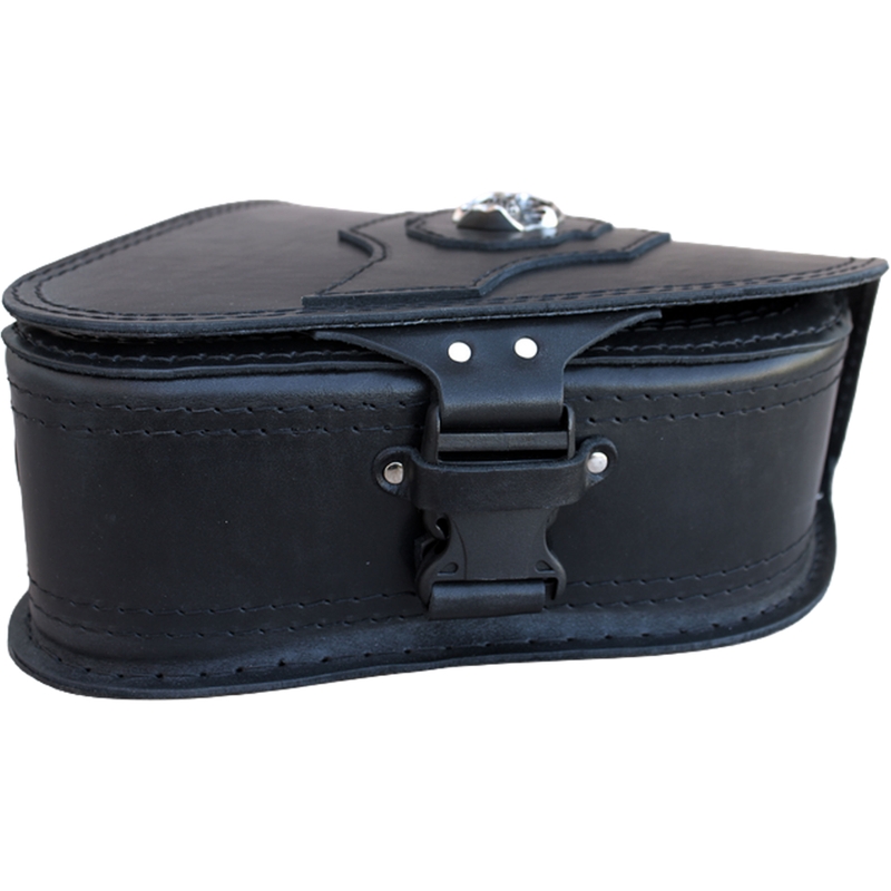 Skórzana torba motocyklowa RSA S637 HD Softail czarna