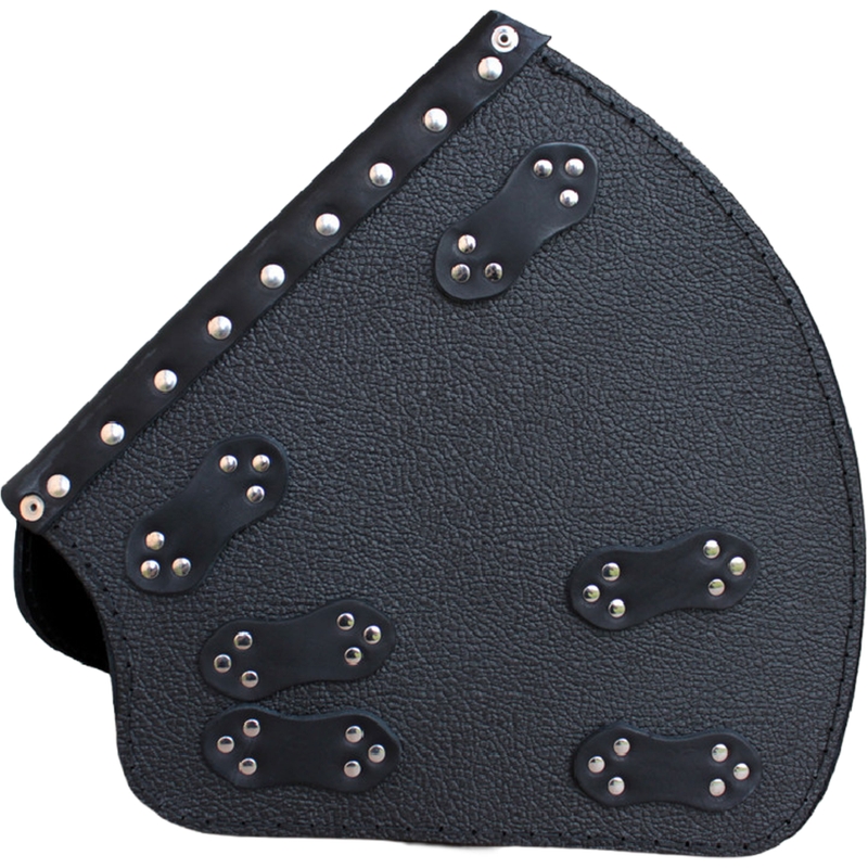 Skórzana torba motocyklowa RSA S641 Punisher HD Softail czarna
