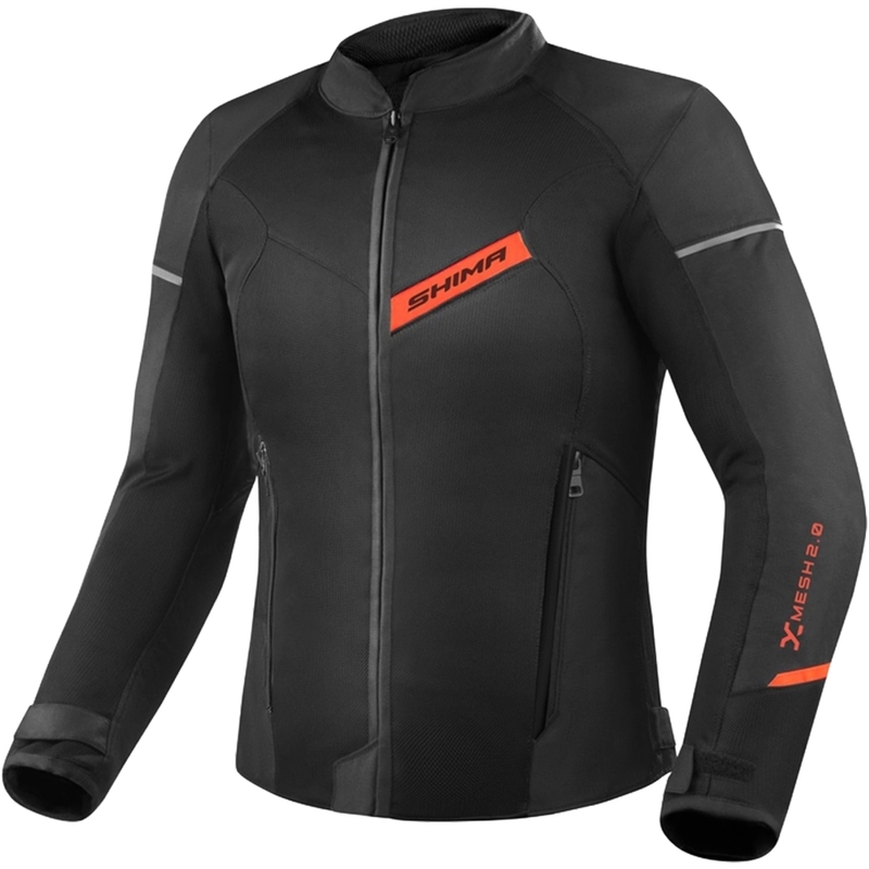Kurtka motocyklowa Shima X-MESH 2.0 czarno-czerwona