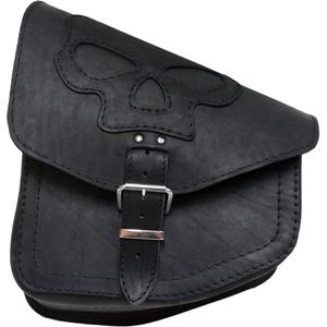 Skórzana torba motocyklowa RSA S66 Skull HD Softail czarna