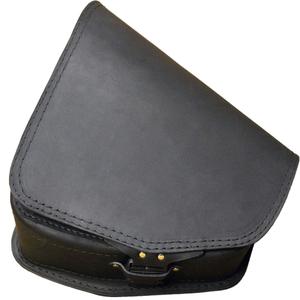 Skórzana torba motocyklowa RSA S661 HD Softail czarna