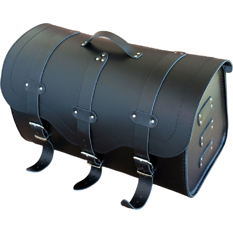 Skórzana torba motocyklowa z zamkiem RSA K155 czarna