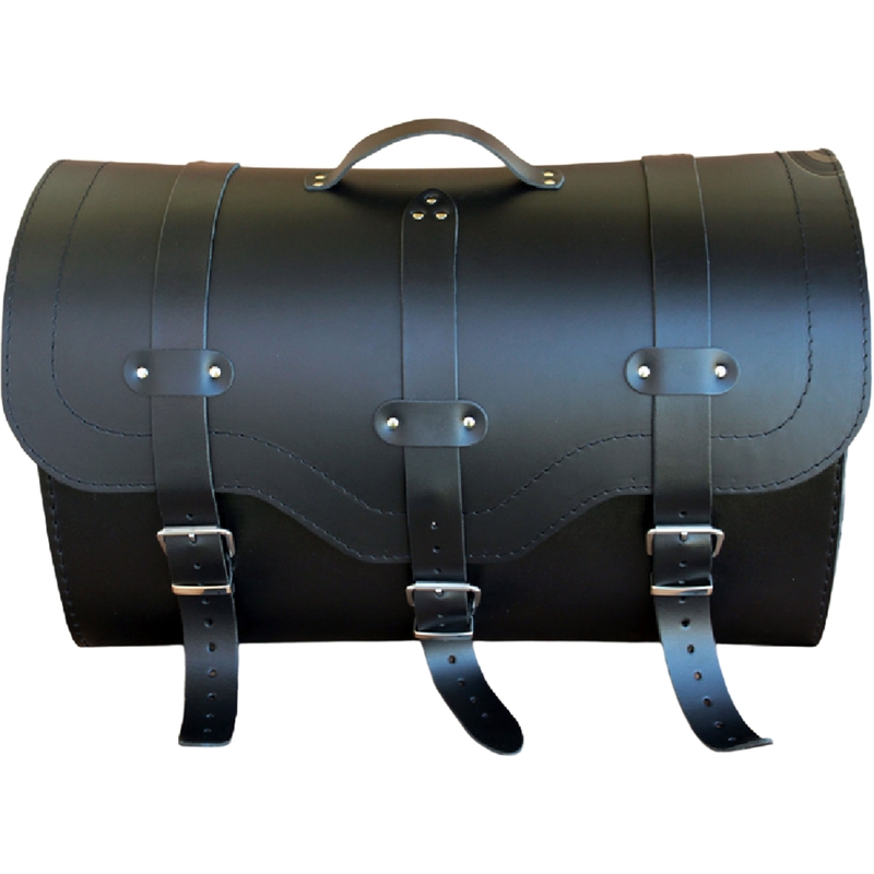 Skórzana torba motocyklowa z zamkiem RSA K155 czarna