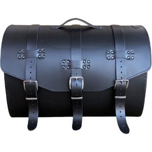 Skórzana walizka motocyklowa z zamkiem RSA K451 czarna