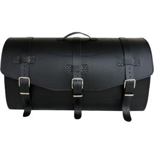 Skórzana walizka motocyklowa z zamkiem RSA K461 czarna