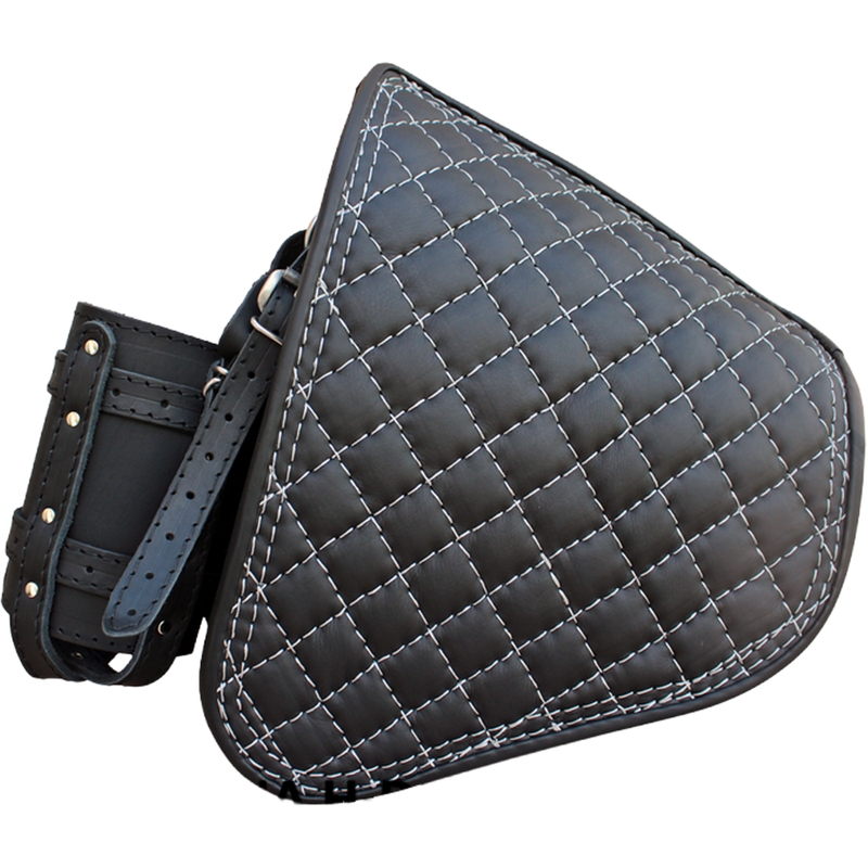 Skórzana torba motocyklowa RSA S63 HD Softail czarna
