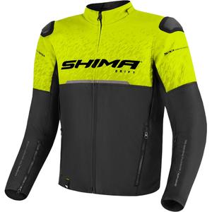 Kurtka motocyklowa Shima Drift czarno-fluo żółta
