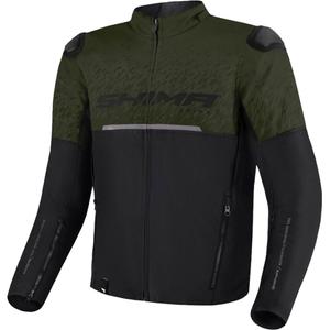 Kurtka motocyklowa Shima Drift khaki-czarny