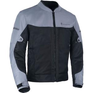Kurtka motocyklowa Oxford Spartan Air w kolorze szaro-czarnym