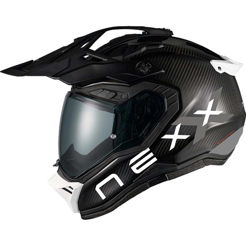 Kask motocyklowy enduro Nexx X.Rally FIM Racing 2 Carbon czarno-biały
