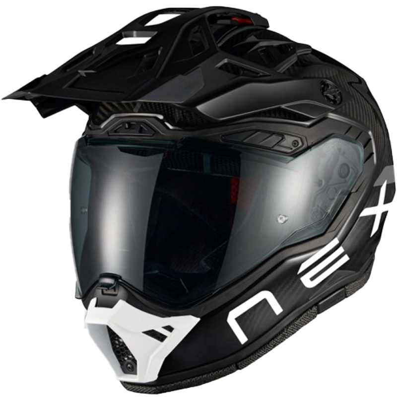 Kask motocyklowy enduro Nexx X.Rally FIM Racing 2 Carbon czarno-biały