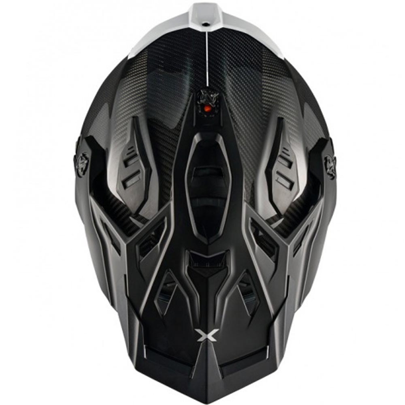 Kask motocyklowy enduro Nexx X.Rally FIM Racing 2 Carbon czarno-biały