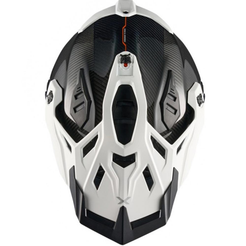 Kask motocyklowy enduro Nexx X.Rally Gravix Carbon czarno-biały