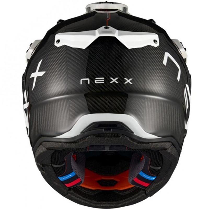 Kask motocyklowy enduro Nexx X.Rally Gravix Carbon czarno-biały