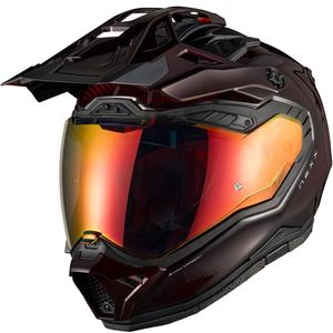 Kask motocyklowy enduro Nexx X.Rally Namib Carbon czerwony
