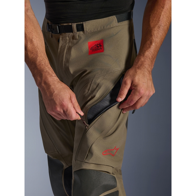 Spodnie motocyklowe Alpinestar Nazca 3L Gore-Tex PRO jasnobrązowo-czarne