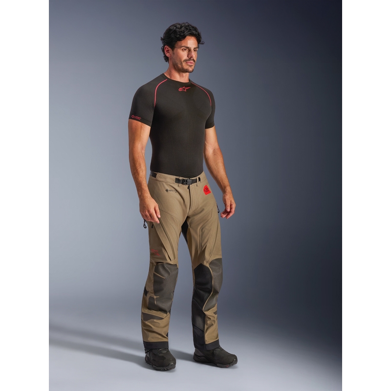 Spodnie motocyklowe Alpinestar Nazca 3L Gore-Tex PRO jasnobrązowo-czarne