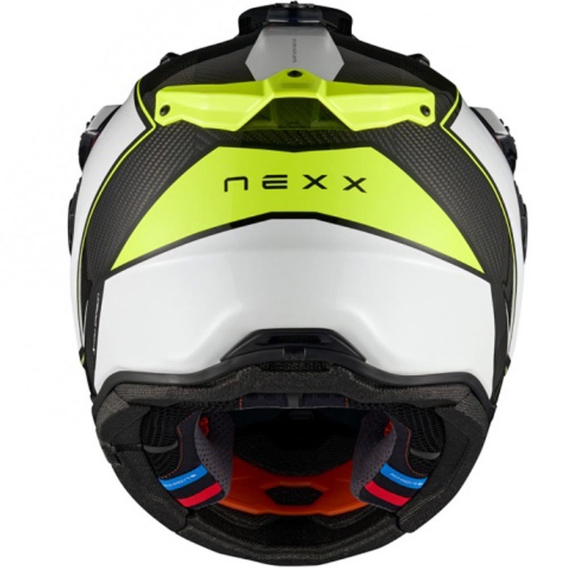Kask motocyklowy enduro Nexx X.Rally Raid biało-fluo żółty