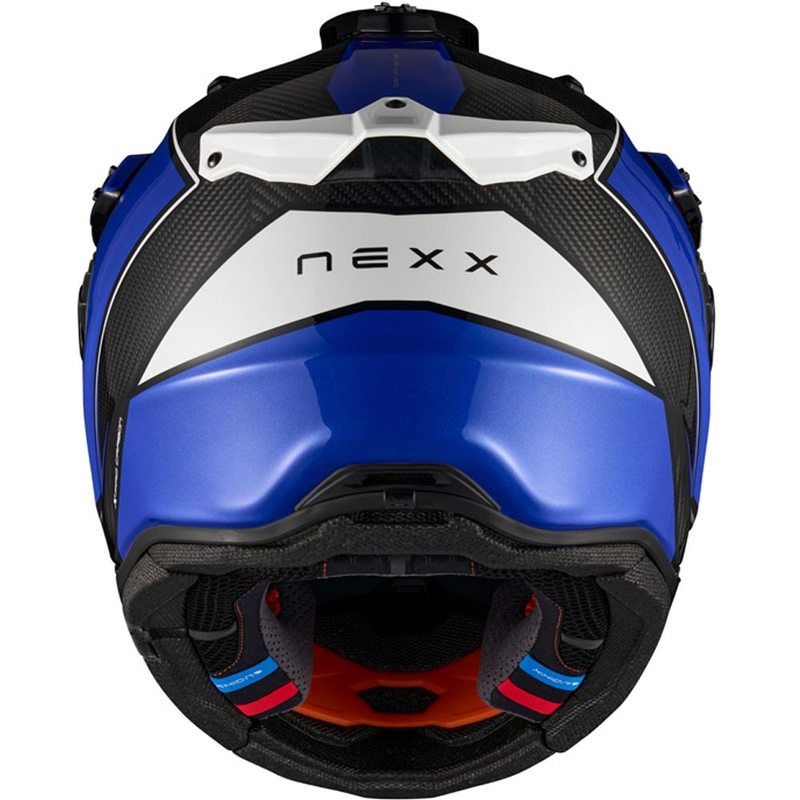 Kask motocyklowy enduro Nexx X.Rally Raid niebiesko-biały