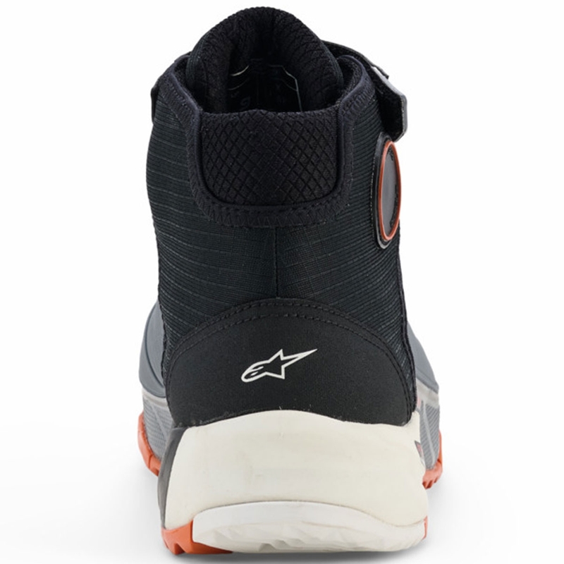 Buty motocyklowe Alpinestars CR-X Drystar czarno-ciemnoszaro-pomarańczowe