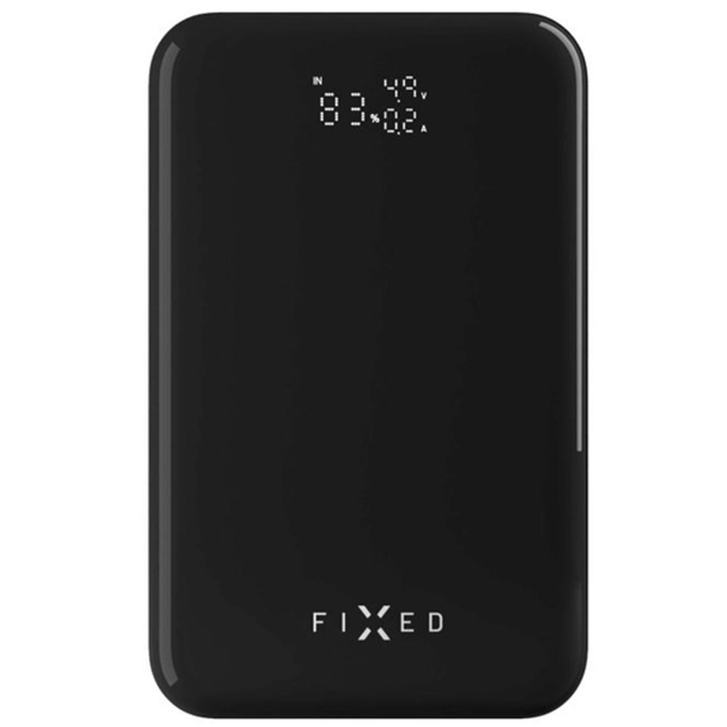 Power bank stacjonarny Zen 20 Pro z wyświetlaczem LCD w kolorze czarnym
