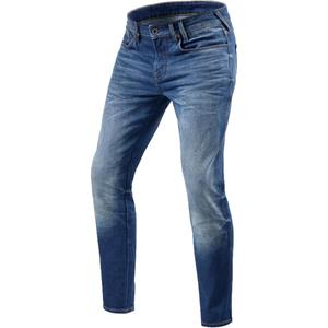 Revit Carlin SK Extra Cropped Jeansy motocyklowe niebieskie
