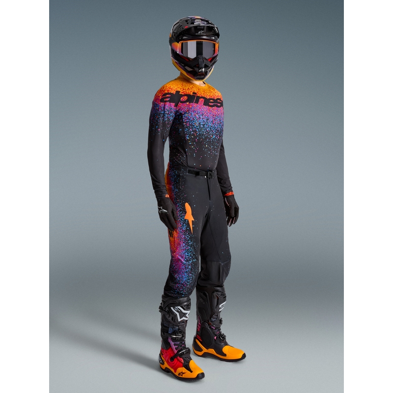 Spodnie motocrossowe Alpinestars Supertech Limited Edition Black Hole – czarne