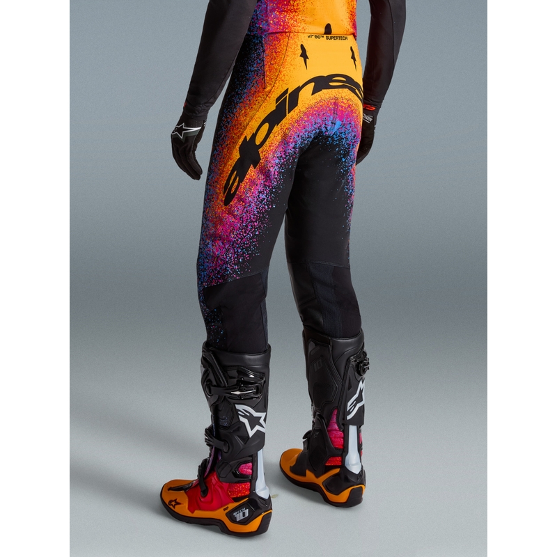 Spodnie motocrossowe Alpinestars Supertech Limited Edition Black Hole – czarne