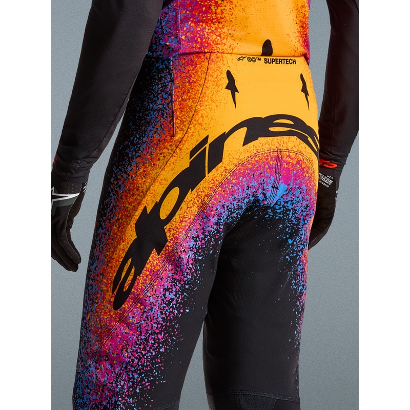 Spodnie motocrossowe Alpinestars Supertech Limited Edition Black Hole – czarne
