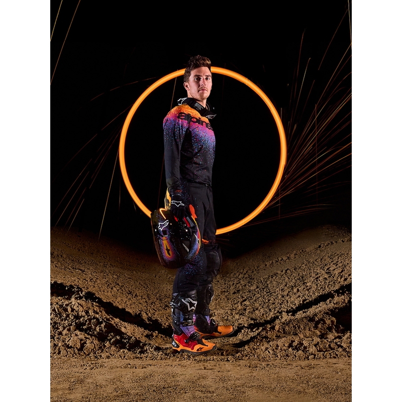 Spodnie motocrossowe Alpinestars Supertech Limited Edition Black Hole – czarne