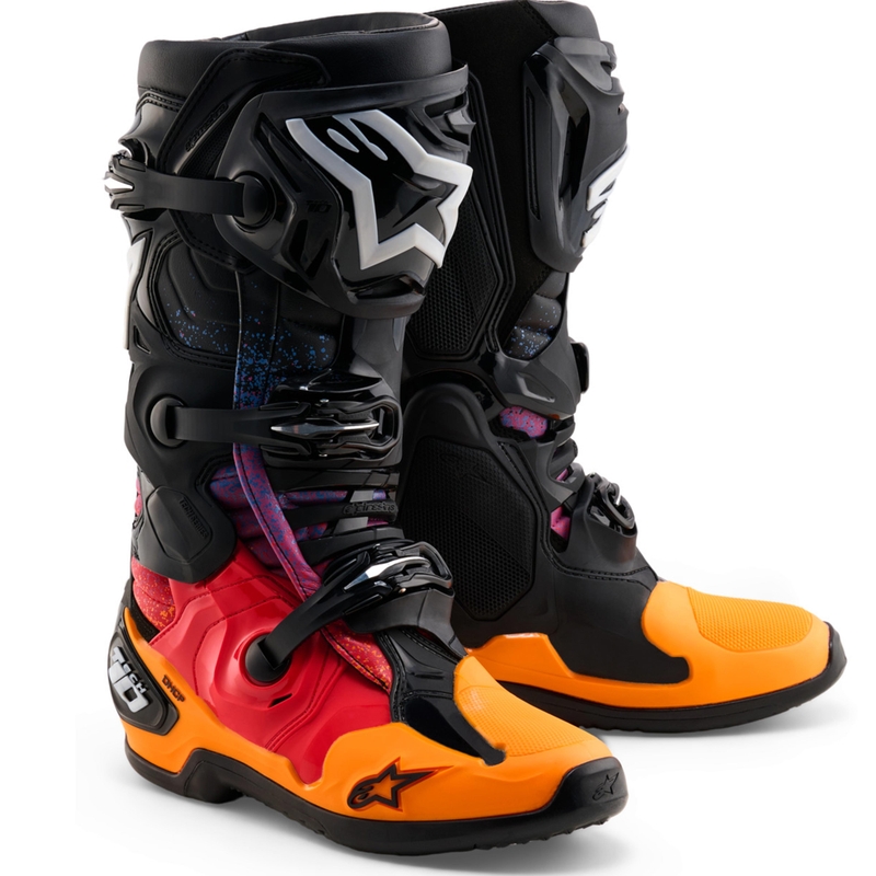 Buty motocyklowe Alpinestars Tech 10 Limited Edition Black Hole w kolorze czarnym