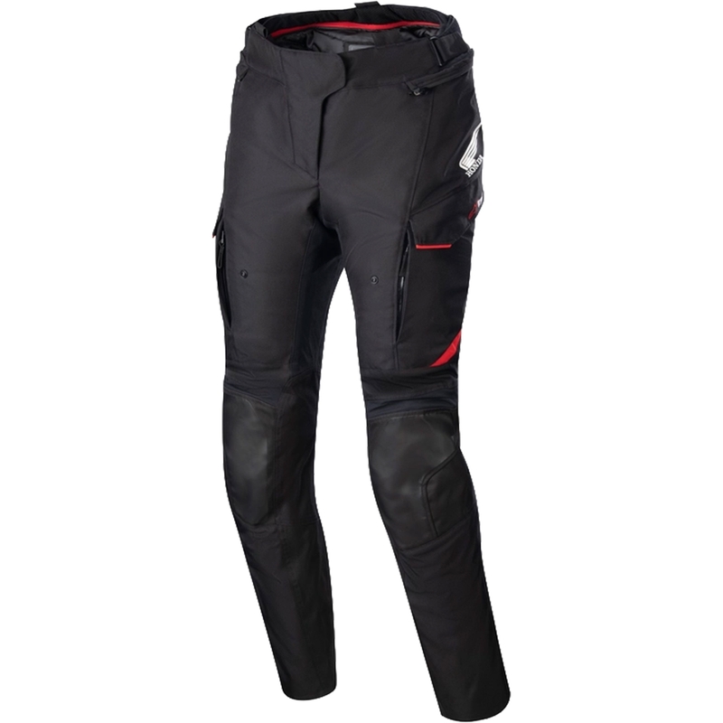 Spodnie motocyklowe damskie Alpinestars Stella Andes Drystar Honda czarno-szaro-czerwone
