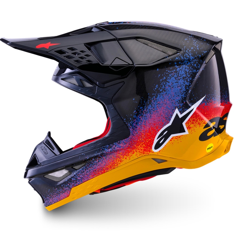 Kask motocrossowy Alpinestars Supertech S-M10 w limitowanej edycji Black Hole w kolorze czarnym