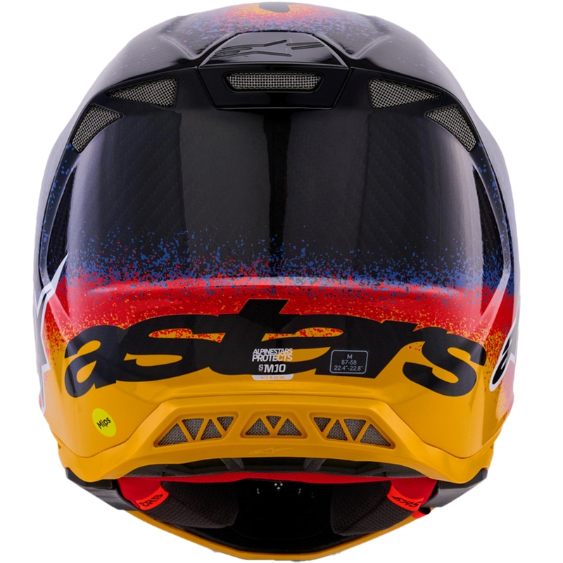 Kask motocrossowy Alpinestars Supertech S-M10 w limitowanej edycji Black Hole w kolorze czarnym