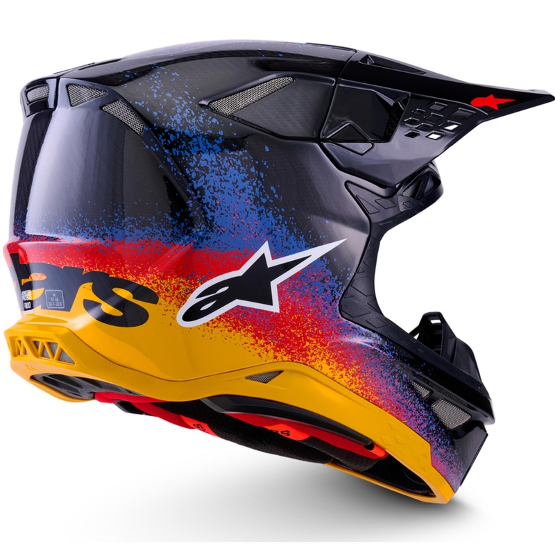 Kask motocrossowy Alpinestars Supertech S-M10 w limitowanej edycji Black Hole w kolorze czarnym