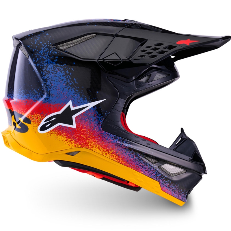 Kask motocrossowy Alpinestars Supertech S-M10 w limitowanej edycji Black Hole w kolorze czarnym