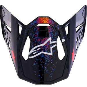 Wizjer do kasku motocyklowego Alpinestars Supertech S-M10 w limitowanej edycji Black Hole, kolor czarny