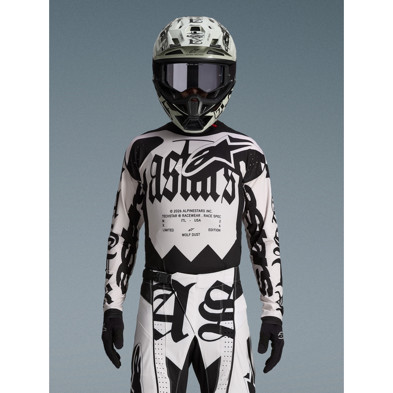 Koszulka motocrossowa Alpinestars Techstar w limitowanej edycji Wolf Dust sand-black