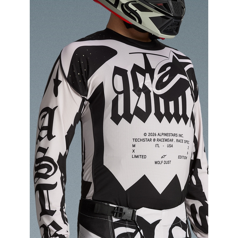Koszulka motocrossowa Alpinestars Techstar w limitowanej edycji Wolf Dust sand-black