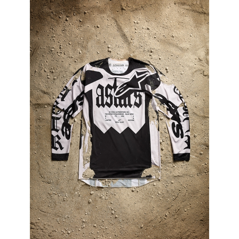 Koszulka motocrossowa Alpinestars Techstar w limitowanej edycji Wolf Dust sand-black