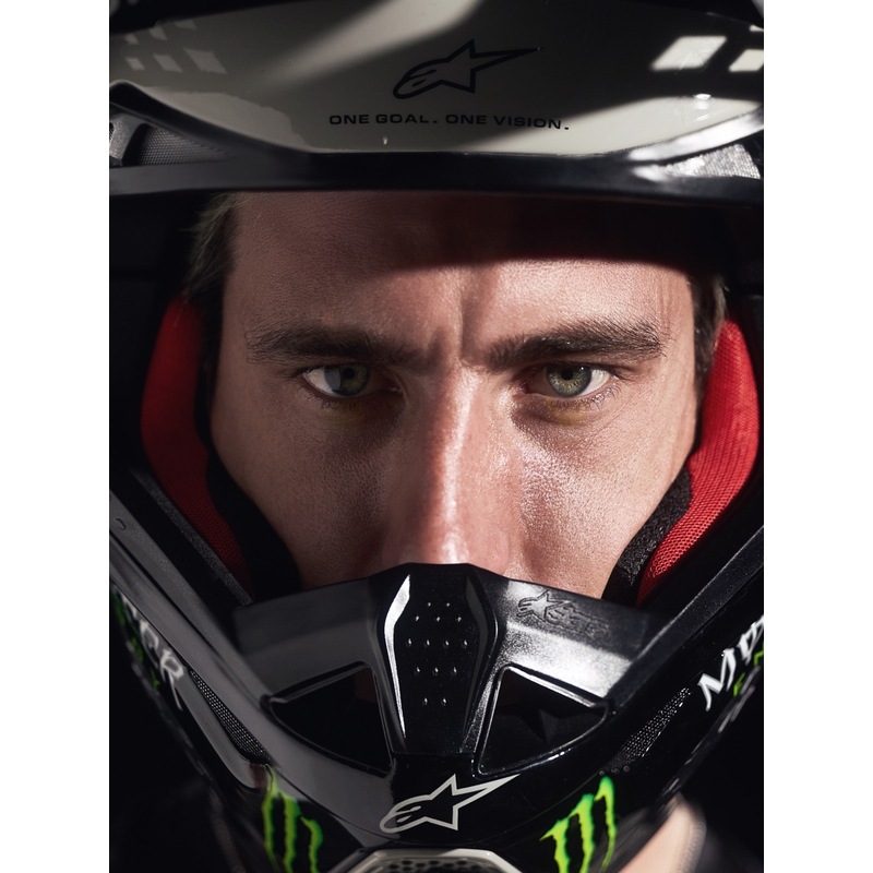 Spodnie motocrossowe Alpinestars Techstar w limitowanej edycji Wolf Dust w kolorze piaskowo-czarnym