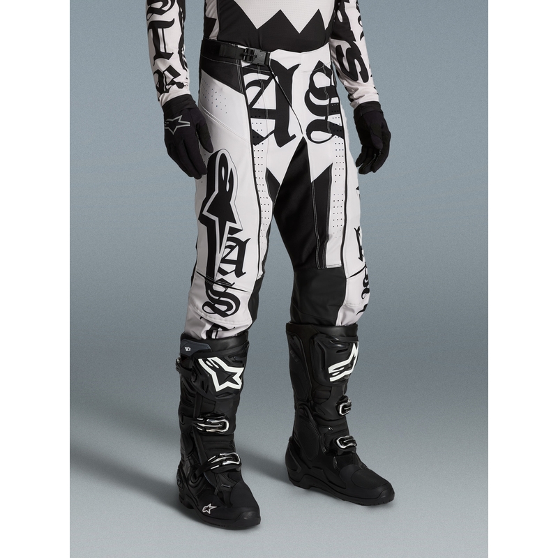 Spodnie motocrossowe Alpinestars Techstar w limitowanej edycji Wolf Dust w kolorze piaskowo-czarnym
