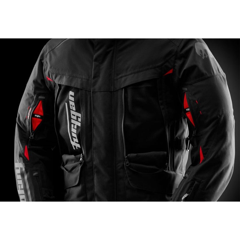 Kurtka motocyklowa Furygan CHALLENGER 3C PRIMALOFT® czarno-czerwona