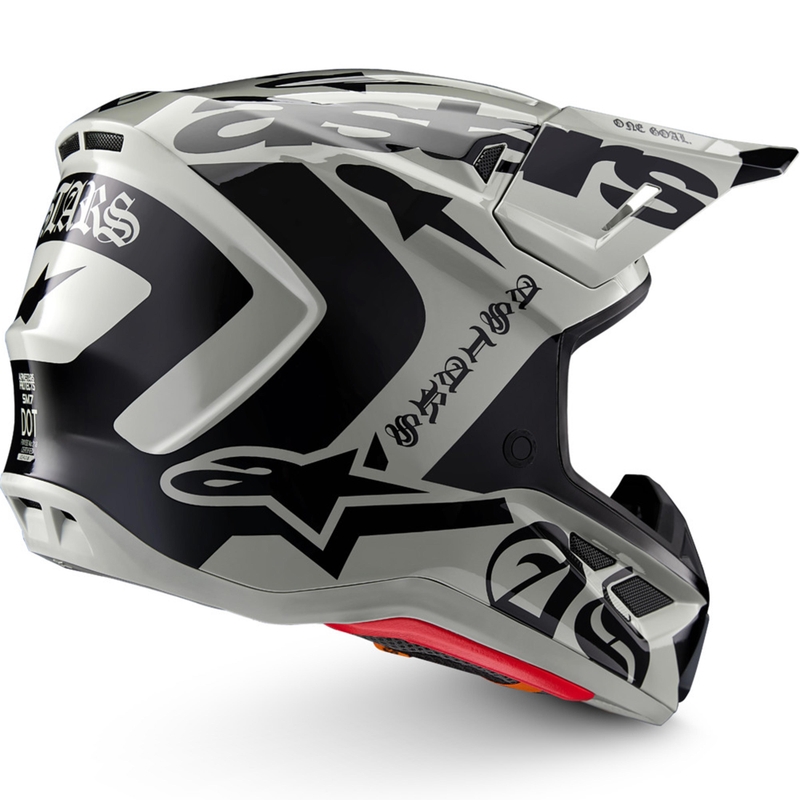 Kask motocrossowy Alpinestars Supertech S-M7 w limitowanej edycji Wolf Dust sand-black