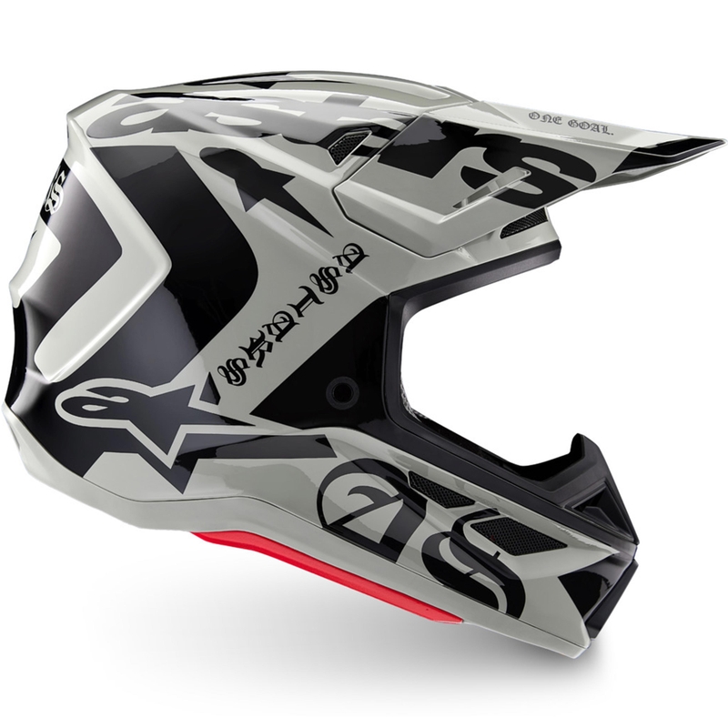 Kask motocrossowy Alpinestars Supertech S-M7 w limitowanej edycji Wolf Dust sand-black