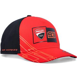 Ducati Corse Marc Marquez 93 Box Logo Cap czarno-czerwony