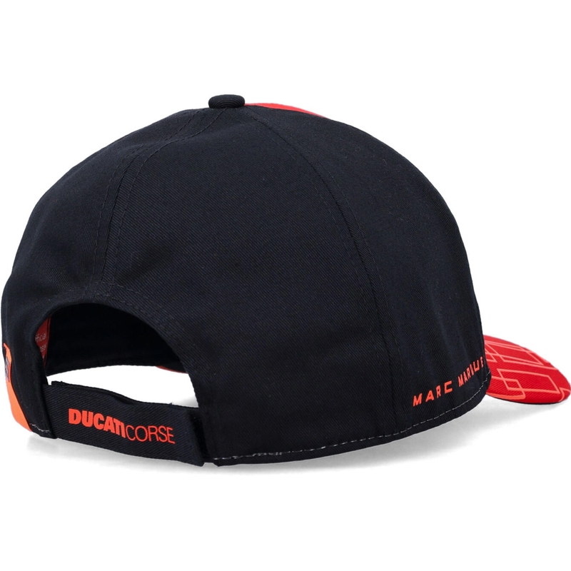 Ducati Corse Marc Marquez 93 Box Logo Cap czarno-czerwony