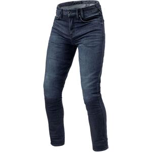 Revit Carlin SK Extra Cropped Jeansy motocyklowe ciemnoniebieskie