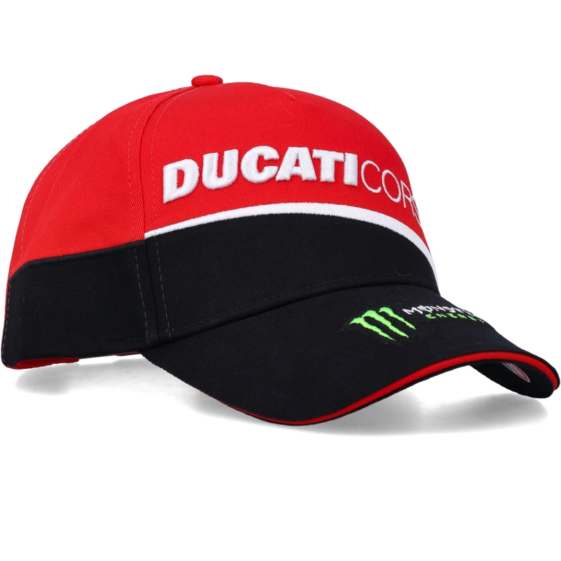 Czapka Ducati Corse Monster Diagonal czarno-czerwona